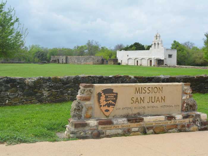 San Antonio Missions National Historical Park in Texas offers a flat, mostly paved trail that passes by five sites related to the historic Alamo mission.