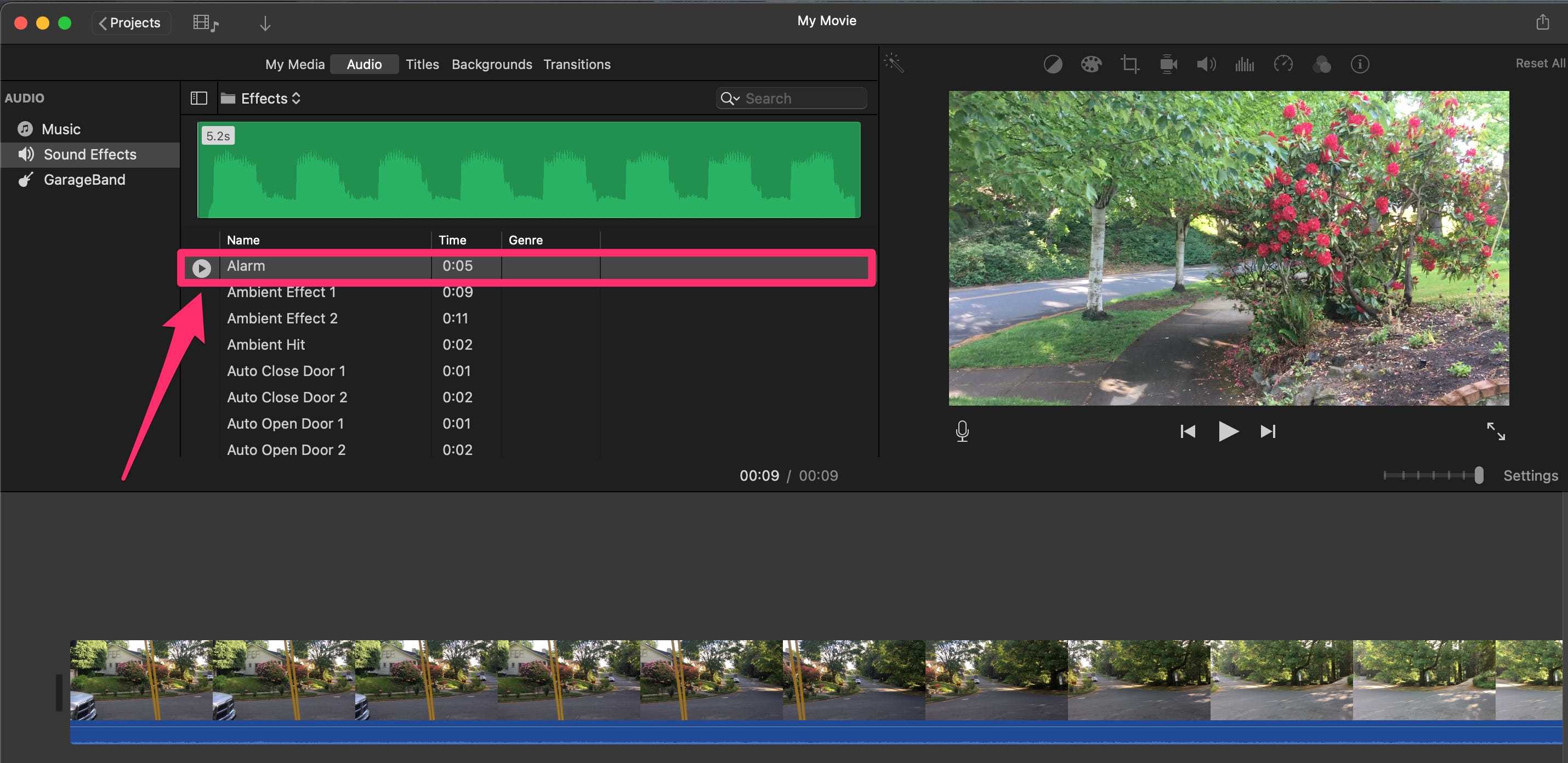 how to add music to iMovie 8