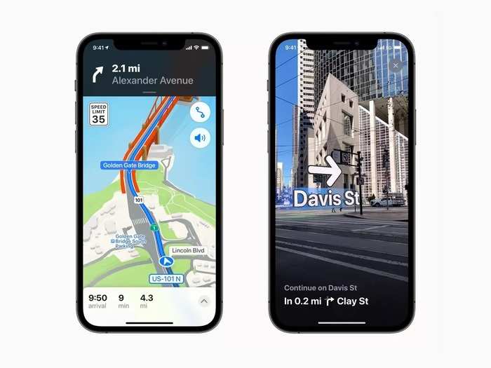 Apple Maps with more details and improved 3D view