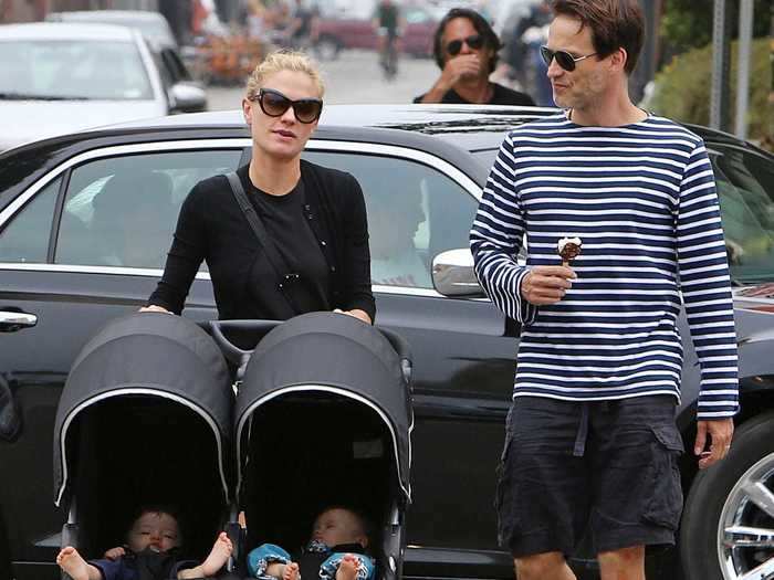 Anna Paquin and Stephen Moyer met on the set of "True Blood," and now have 8-year-old twins called Poppy and Charlie.