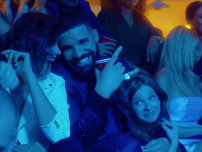 Drake reunited many of his "Next Generation" costars for his "I