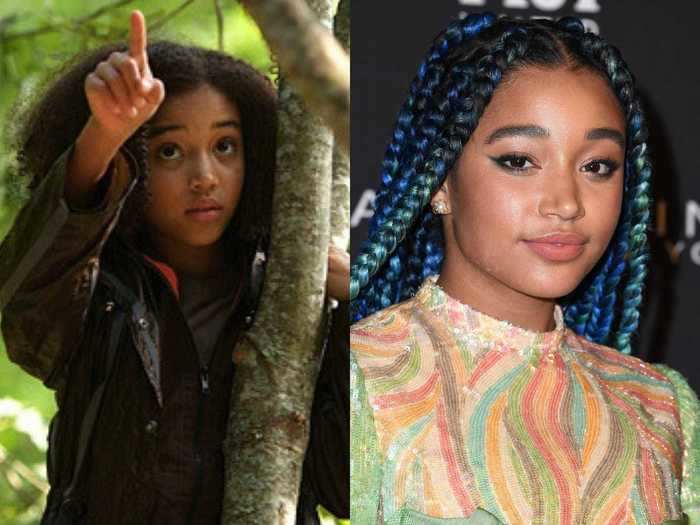 Amandla Stenberg played Rue, the female tribute from District 11 and one of Katniss