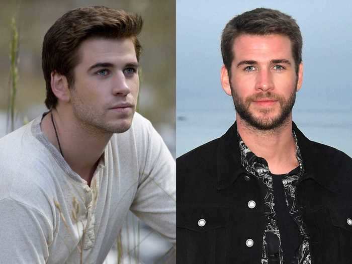 Liam Hemsworth was third prong in the love triangle as Katniss