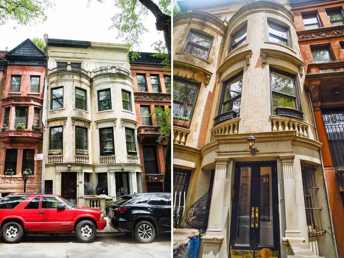 On the Upper West Side, an apartment building at 31 West 94th St. measures 12 feet wide, according to Curbed NY, and the building to the left of it looks to be roughly the same size.