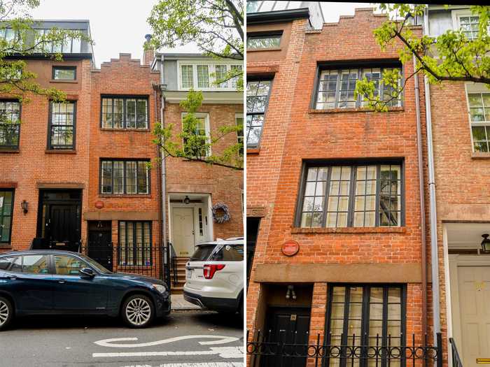 The skinniest townhouse in New York City is at 75.5 Bedford St. in the West Village, and it clocks in at 9 feet and 6 inches wide.