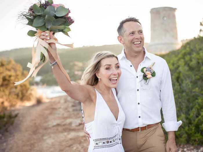 The couples from the winning weddings were just happy to be together.