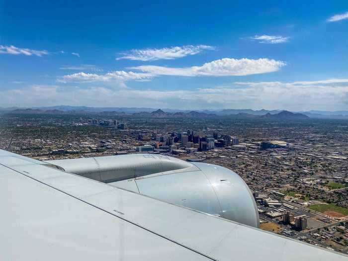 I closed them again and opened them as we were on approach to land. The nightmare was coming to its final end as I landed in the Valley of the Sun.