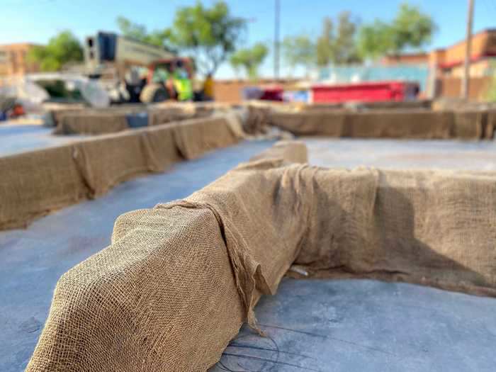 The home in Tempe is being built using both a 3D printer and "traditional" construction techniques.