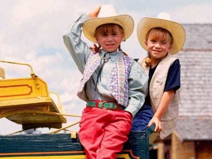 In 1994, the Olsens played a couple of cowgirls in "How the West Was Fun."