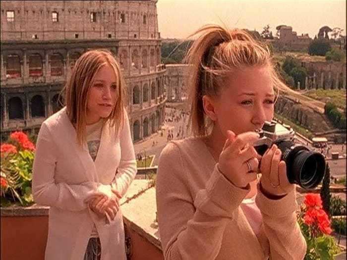 "When in Rome" from 2002 is one of Mary-Kate and Ashley