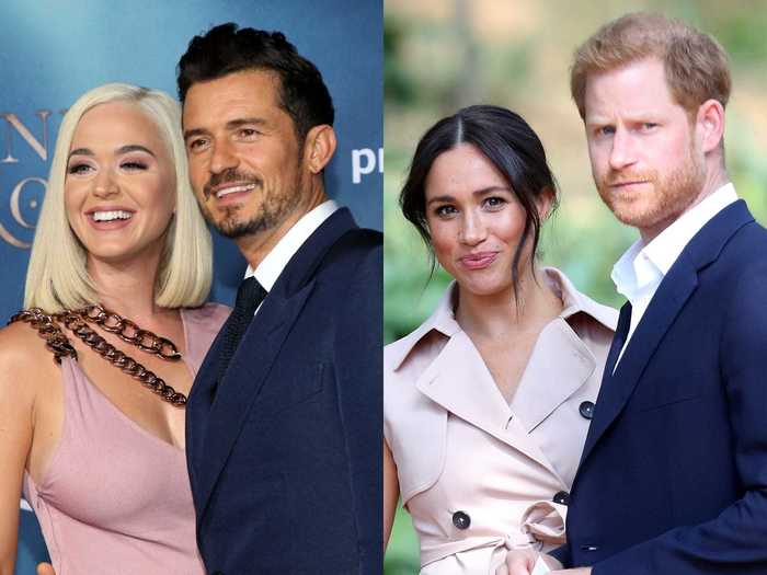 Katy Perry and Orlando Bloom live "down the road" from Prince Harry and Meghan Markle in Montecito, California.