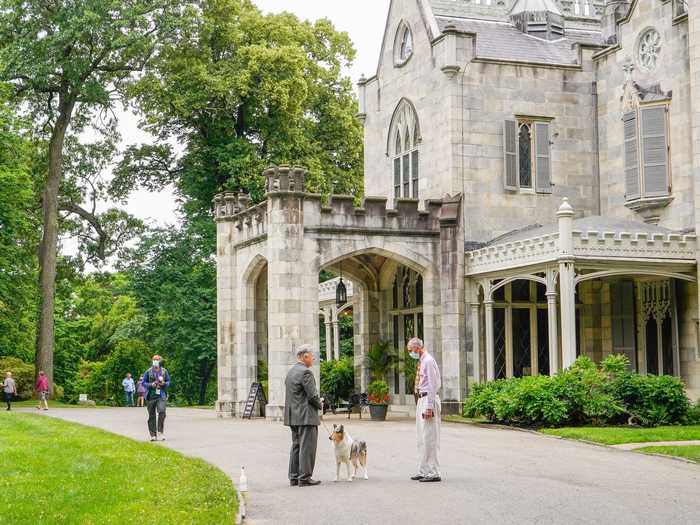 The 2021 Westminster Dog Show took place Saturday and Sunday on the grounds of Lyndhurst Mansion in Tarrytown, New York.
