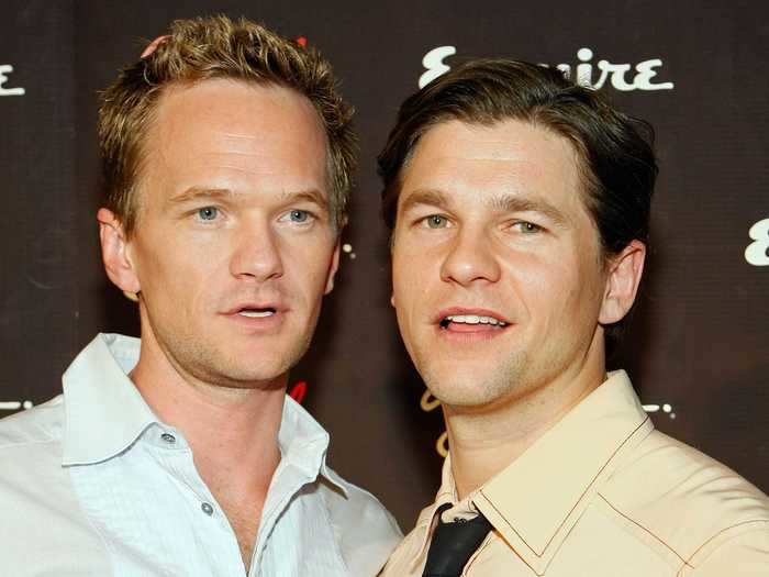 2008: Harris proposed to Burtka in Santa Monica a year later.