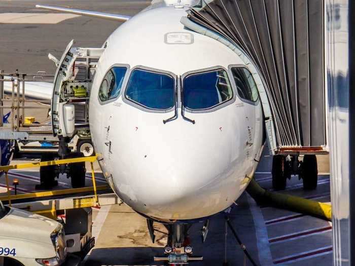 I arrived at gate C9 at Boston Logan International Airport and there it was, one of JetBlue