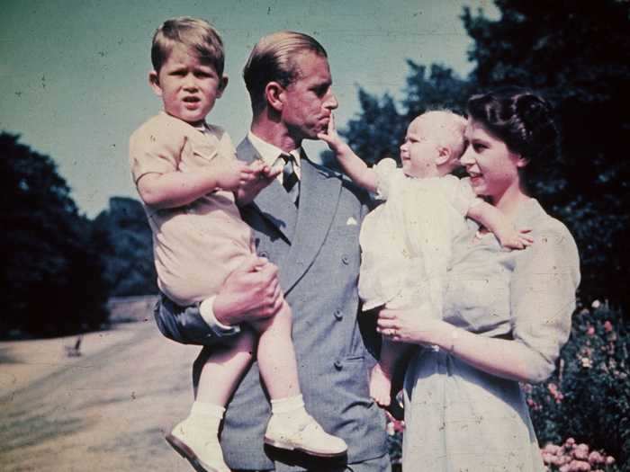 Prince Philip and the Queen had four children: Prince Charles, Princess Anne, Prince Andrew, and Prince Edward.