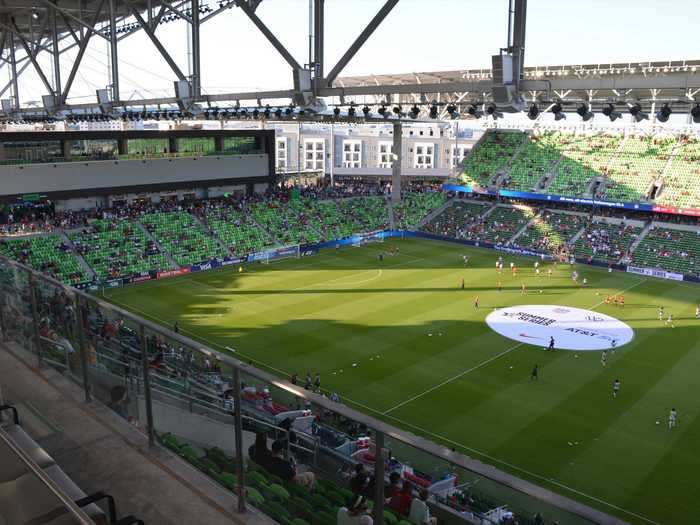 The other thing traveling throughout the stadium was free WiFi, a must for modern stadiums as phone service quickly became spotty as the stadium started to fill.