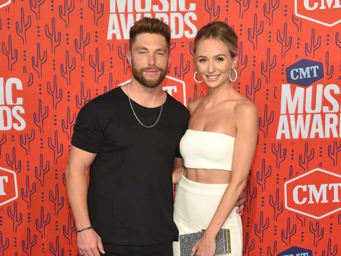 Country singer Chris Lane and former"Bachelor" star Lauren Lane (née Bushnell) welcomed baby boy Dutton Walker Lane on June 8.