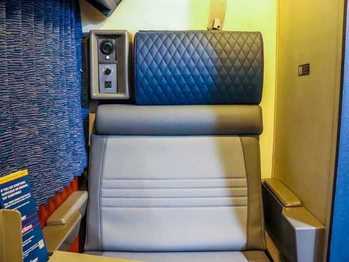 Roomette seats are markedly bigger than standard coach seats, however, and are ideal for couples traveling together.