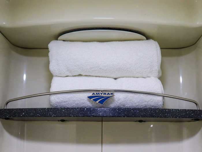 New towels are also being introduced in the showers.