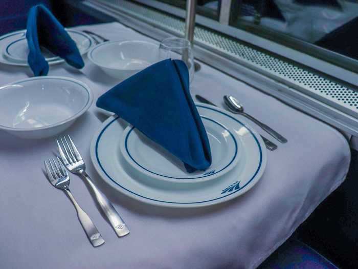 Amtrak-branded plates will be first used when traditional dining is restored on June 23 but china will soon be used in the service.