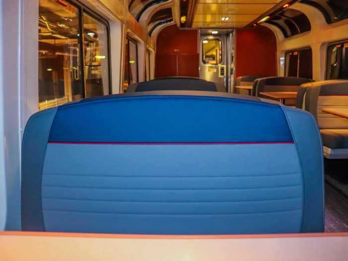 Cushioning on the bench seating has also been updated with a cleaner look, similar to the style of the coach seats.