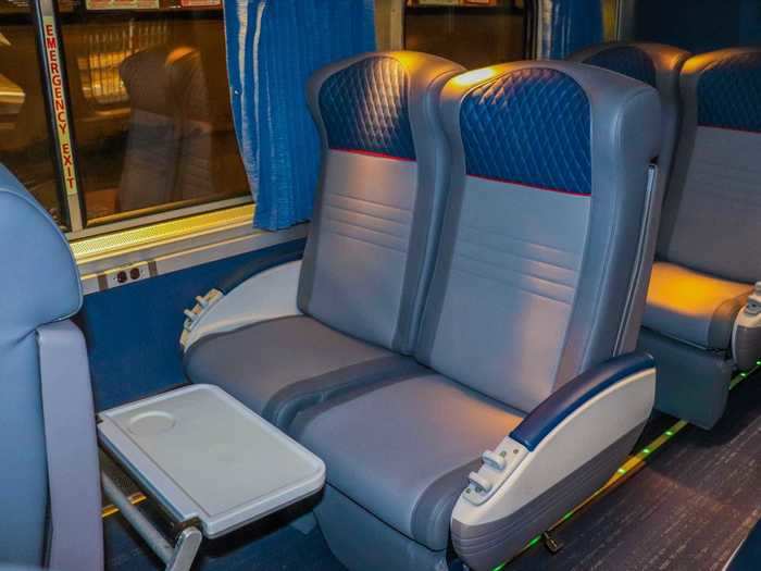 Paper headrest coverings have been removed entirely from the cars, which Amtrak says reduces waste onboard the trains.