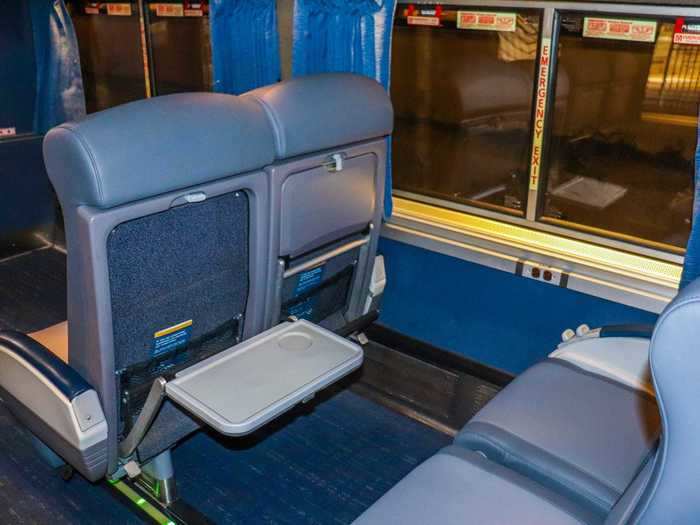 And each seat has a pitch of 50 inches, giving riders nearly double the legroom compared to a coach seat on a US airline.