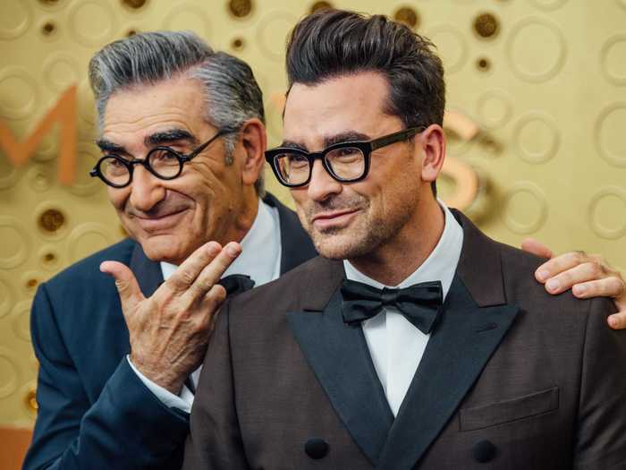 Dan Levy followed in his father Eugene Levy