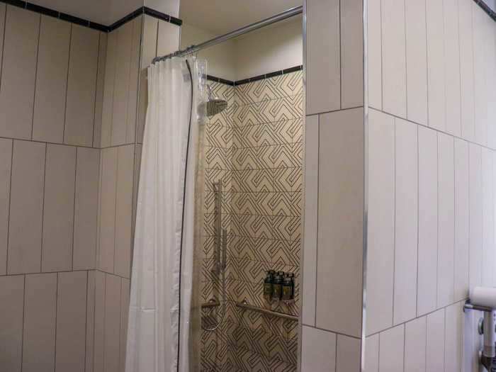 Showers are also available in the lounge, although they