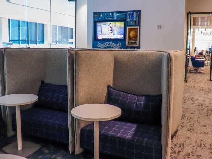 But not all seats need to be blocked off as some lend themselves well to social distancing. Lounges thrive on exclusivity and privacy, and some of the seating reflects that with high walls to separate guests.