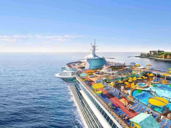 The Freedom of the Seas ship is accommodating around 650 guests, Bloomberg reported. But overall, the ship can lodge a little over 4,550 guests.