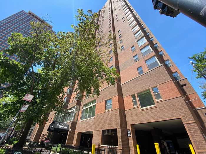 The second apartment building I toured was located at 100 W. Chestnut, where one-bedroom apartments start at $1,699.