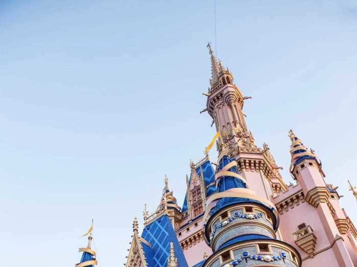 First, Cinderella Castle received a glamorous makeover.