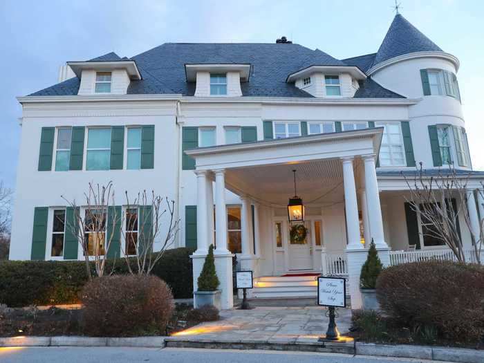 Measuring 9,150 square feet, Number One Observatory Circle contains 33 rooms.