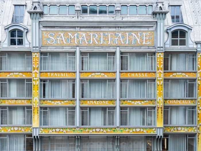 La Samaritaine is a large department store located on the banks of the River Seine, close to the Louvre museum. LVMH, the world