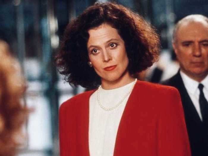 Katharine Parker in "Working Girl" takes credit for her employees