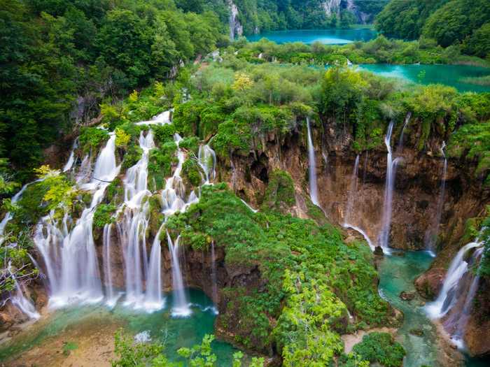 Plitvice Lakes National Park in Croatia is ideal for anyone who loves lakes.