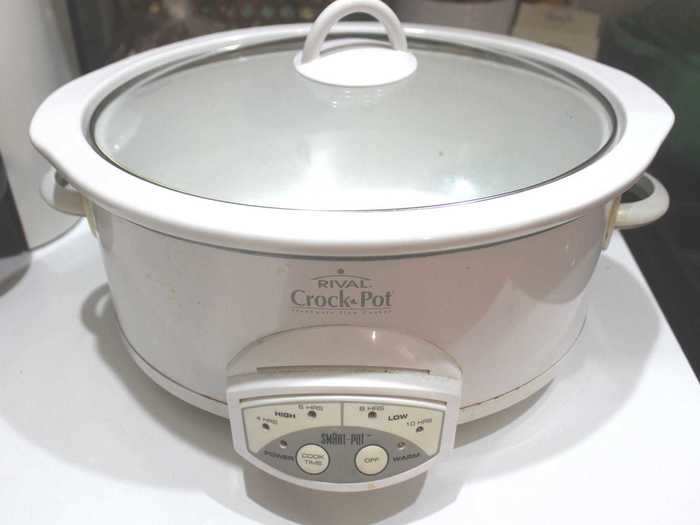 I use a Rival Crock-Pot that comes with four heat settings and a warm setting.