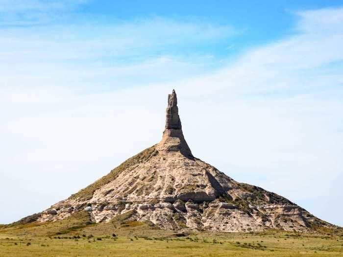 NEBRASKA: Chimney Rock National Historic Site in Bayard