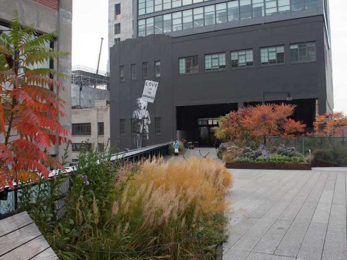 The High Line is the perfect spot for a scenic walk.