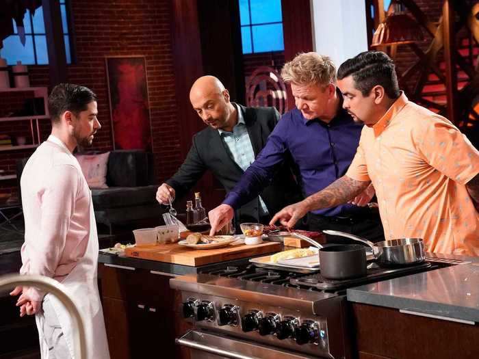 Celebrity chef Aarón Sánchez stars alongside Gordon Ramsay and Joe Bastianich as judges on "MasterChef."