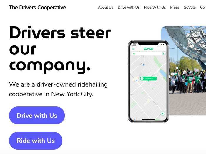 I tried The Drivers Cooperative, a new ride-share app available in New York City. Unlike Uber, Lyft, and other ride-hailing companies, drivers own and have control over The Drivers Cooperative.