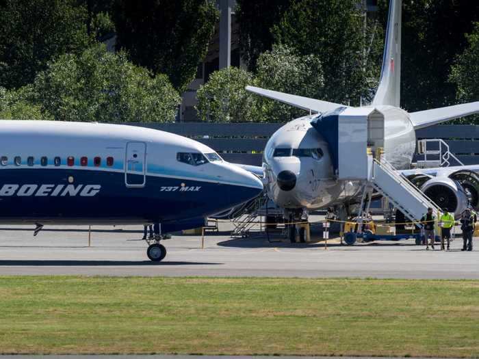 Boeing is also reportedly clearing out its backlog of "whitetail" aircraft, the term for planes that were built but lost their customer, according to the Wall Street Journal.