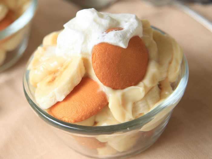 Banana pudding can be boring.