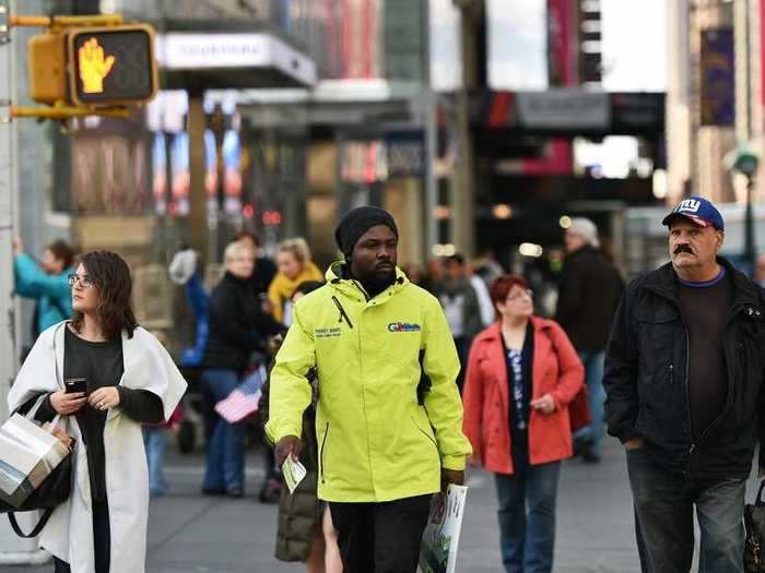 New Yorkers are a friendly bunch.