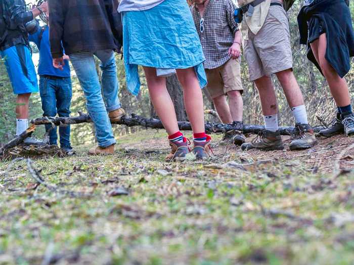 ... and there are some lush trails around the campsites to explore.