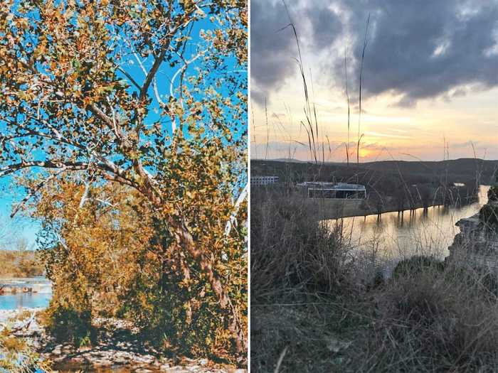 Some of my favorite free hiking spots are Spicewood Springs and the cliffs next to the Pennybacker Bridge in West Austin.