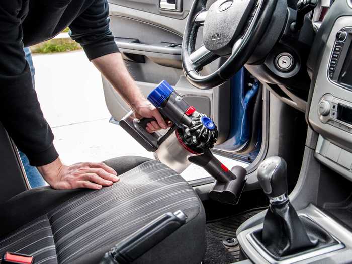 To make sure your vehicle stays clean, consider bringing a handheld vacuum.