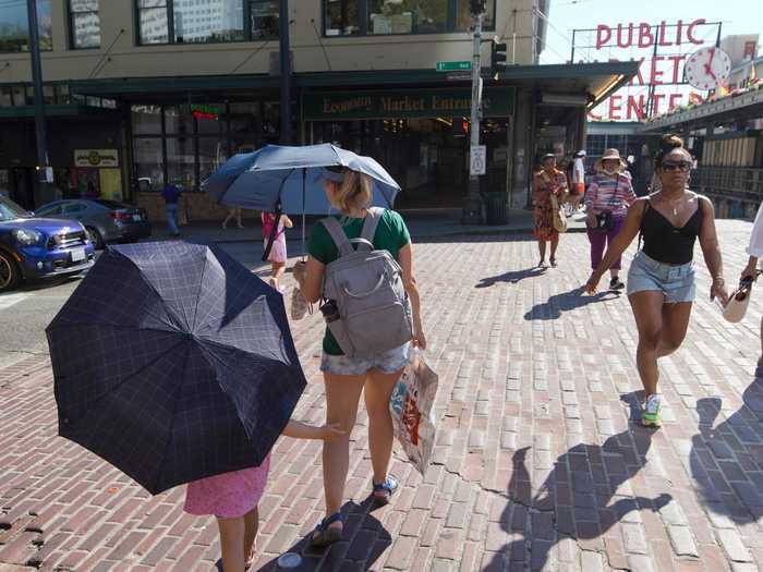 Temperatures have been exceeding 110 degrees Fahrenheit, causing The National Weather Service to issue excessive heat warnings for Washington, Oregon, and parts of Idaho until Thursday night, as Insider reported.