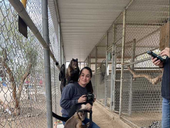 Hilberg, on the other hand, loved working with the capuchin monkeys.